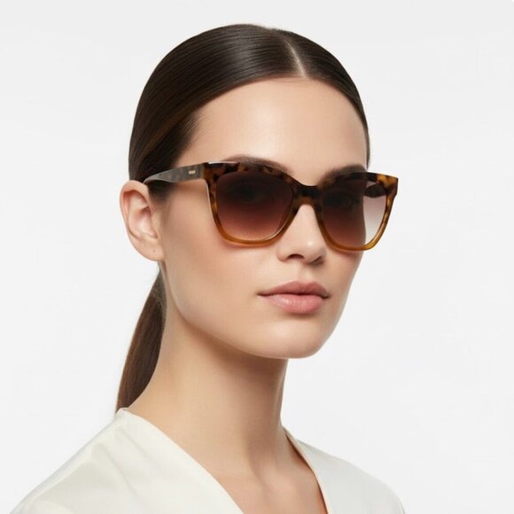 KENDALL + KYLIE Mara Brown Tortoiseshell Cat-Eye Sunglasses main image 4